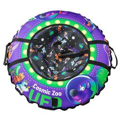 Ватрушка-тюбинг Small Rider UFO Cosmic Zoo Фиолетовый волк - характеристики и отзывы покупателей.