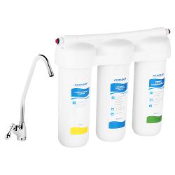 Стационарный фильтр для воды Аквафор Трио Норма - характеристики и отзывы покупателей.