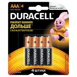 Батарейки AAA 4шт - характеристики и отзывы покупателей.