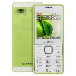 Мобильный телефон Qumo Push 242 dual green - характеристики и отзывы покупателей.