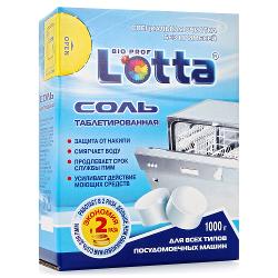 Соль для посудомоечных машин Lotta - характеристики и отзывы покупателей.