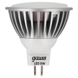 Лампа светодиодная Gauss LED MR16 5W SMD AC220-240V 4100K FROST - характеристики и отзывы покупателей.