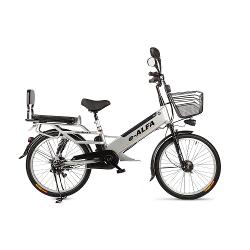 Велогибрид Eltreco e-ALFA Серебро - характеристики и отзывы покупателей.