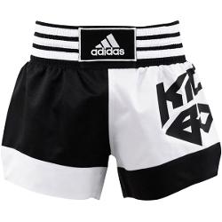 Шорты для кикбоксинга Adidas Micro Diamond Kick Boxing Short бело-черные - характеристики и отзывы покупателей.