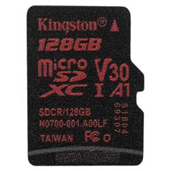 Карта памяти TransFlash 128ГБ MicroSDXC Class 10 UHS-I U3 100R/80W Kingston Canvas React - характеристики и отзывы покупателей.
