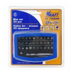 Набор бит-вставок Kraft 33 предмета - характеристики и отзывы покупателей.