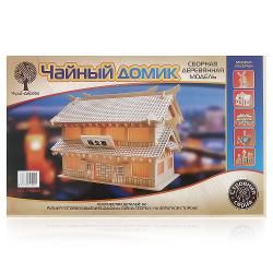 Сборная деревянная модель Чайный домик - характеристики и отзывы покупателей.