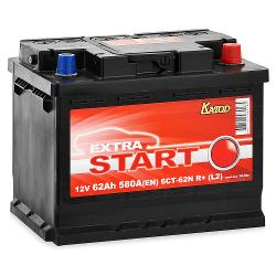 Аккумулятор Extra Start 6СТ-62N R+ - характеристики и отзывы покупателей.