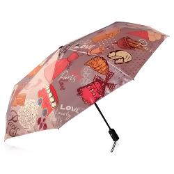 Зонт женский Flioraj 013-042 FJ сатин - характеристики и отзывы покупателей.