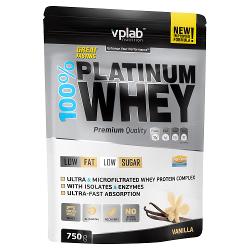 Протеин VPLAB 100% Platinum Whey / 750 гр / ваниль - характеристики и отзывы покупателей.