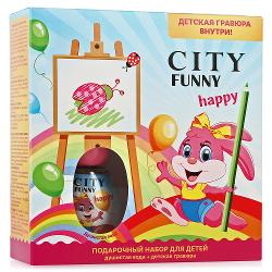 Подарочный набор для детей City Funny Happy душистая вода - характеристики и отзывы покупателей.