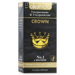 Презервативы OKAMOTO Crown № 12 - характеристики и отзывы покупателей.