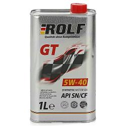 Моторное масло Rolf GT 5W-40 - характеристики и отзывы покупателей.