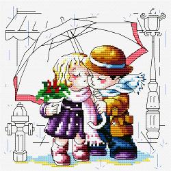 Набор для вышивания Белоснежка Романтика под зонтиком - характеристики и отзывы покупателей.