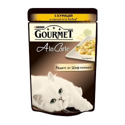 Упаковка паучей 24 шт Gourmet ALCTE (курица - характеристики и отзывы покупателей.