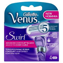Кассеты для бритья Gillette Venus Swirl - характеристики и отзывы покупателей.
