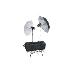 Комплект света Fancier FAN019 Twin umbrella kit с двумя вспышками FAN160 и зонтами - характеристики и отзывы покупателей.